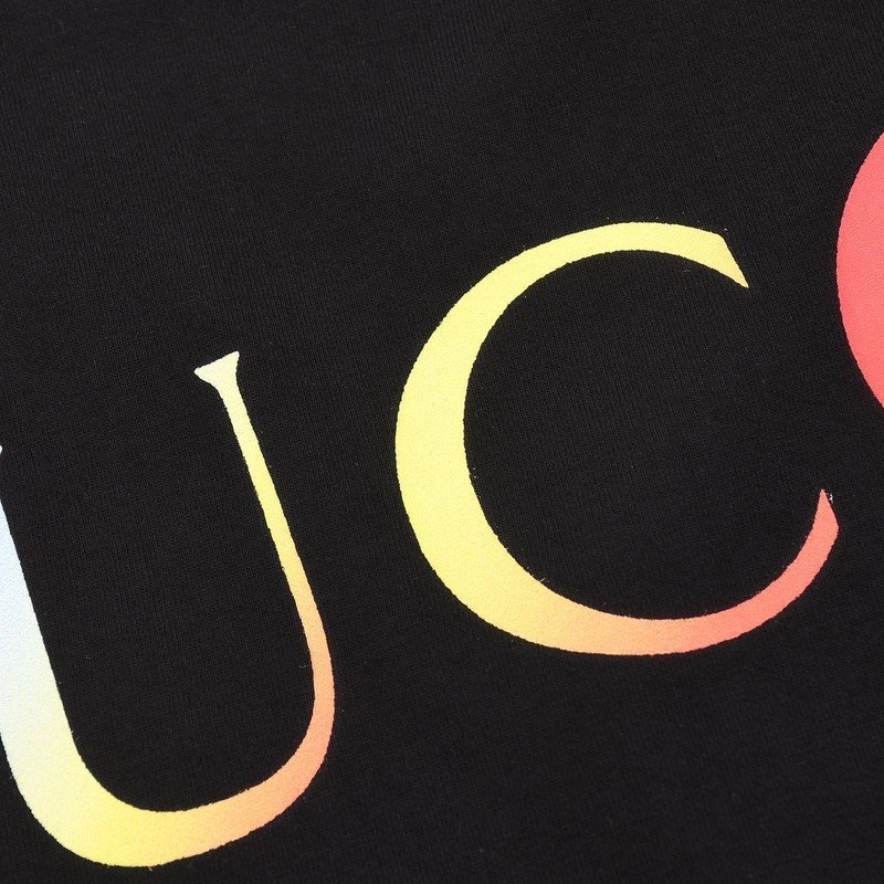 Футболка Gucci With A Logo - A Game Of Color "Black" фото № 6