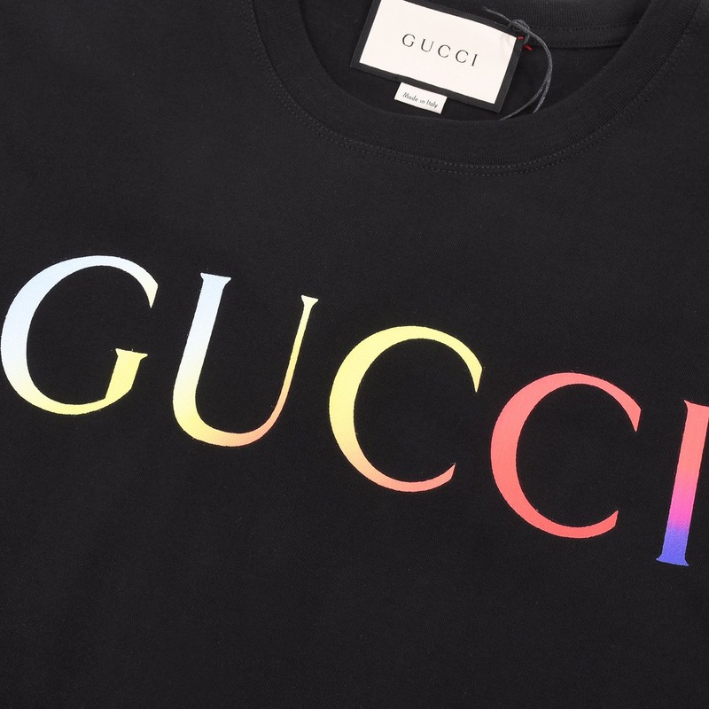 Футболка Gucci With A Logo - A Game Of Color "Black" фото № 7