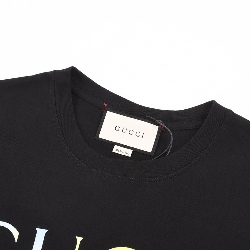 Футболка Gucci With A Logo - A Game Of Color "Black" фото № 8