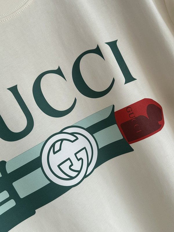 Футболка Gucci Lipstick "Cream" фото № 2