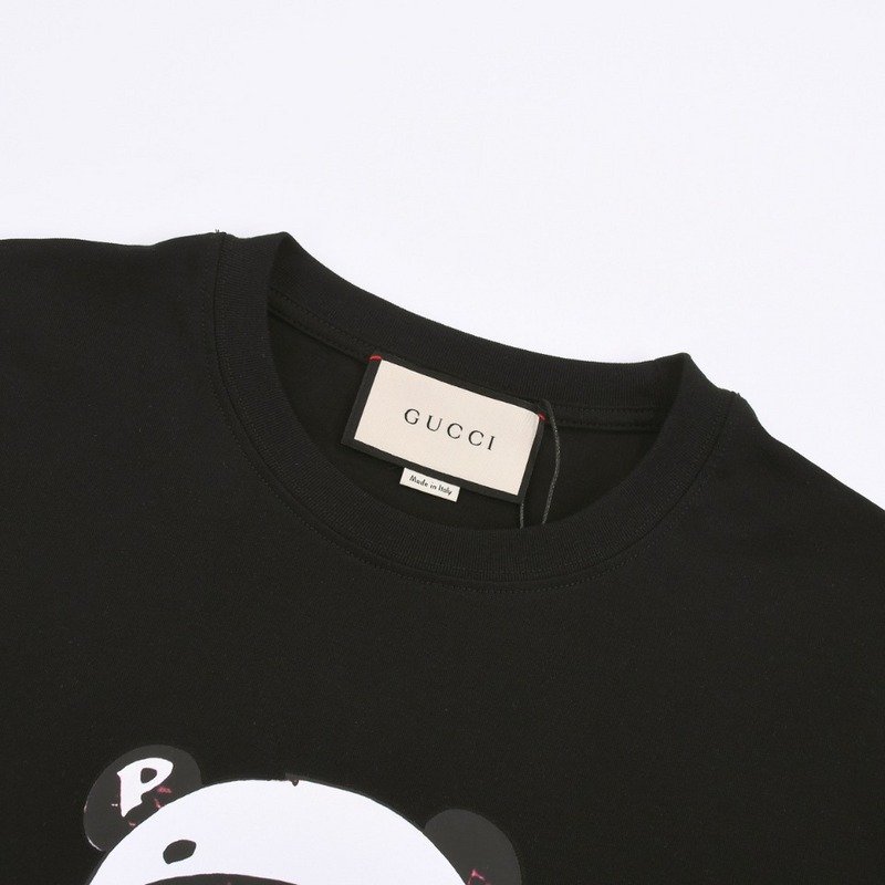 Футболка Gucci Panda In Blindfold "Black" фото № 5