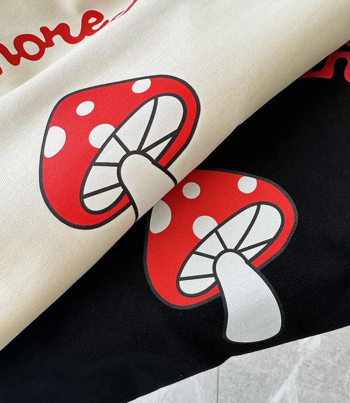 Футболка Gucci With A Fly Agaric Print "Black" фото № 5