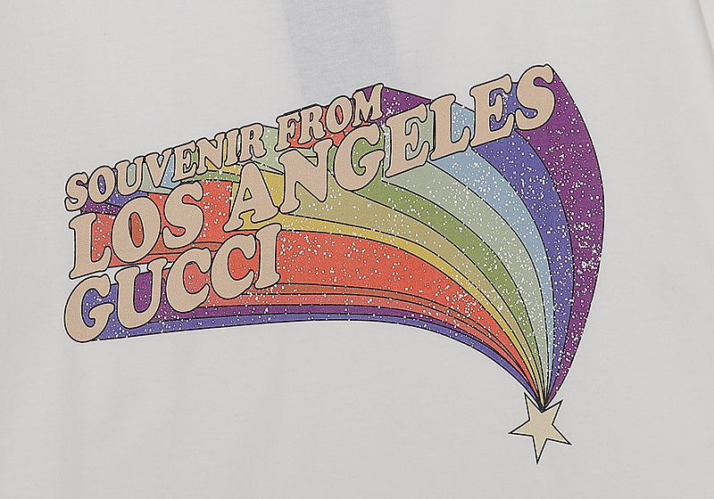 Футболка Gucci Radiance The Rainbow "White" фото № 4