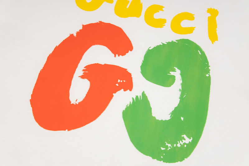 Футболка Gucci Gucci GC Print "White" фото № 3