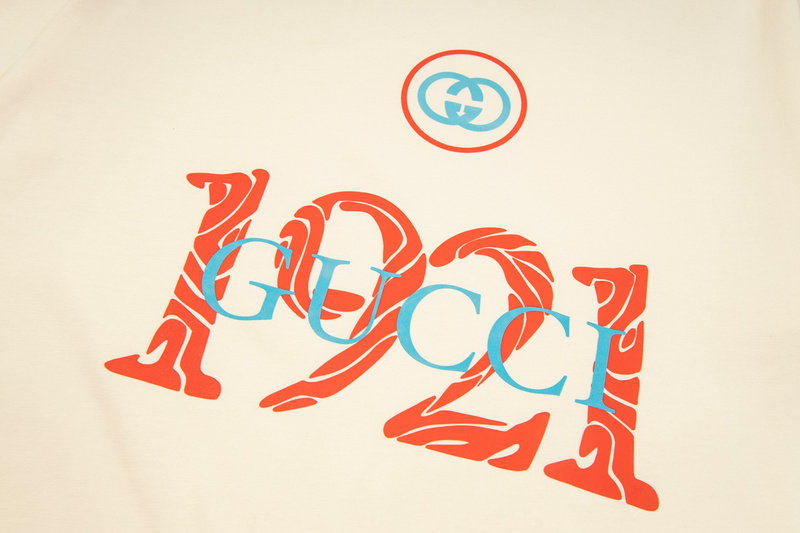 Футболка Gucci Gucci 1921 Print "Beige" фото № 3