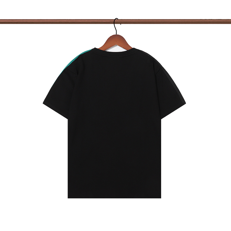 Футболка Gucci X Adidas Logo Stripes On The Sleeve "Black" фото № 2