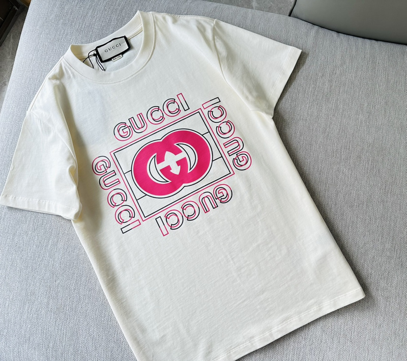 Футболка Gucci Logo In Square "White" фото № 2