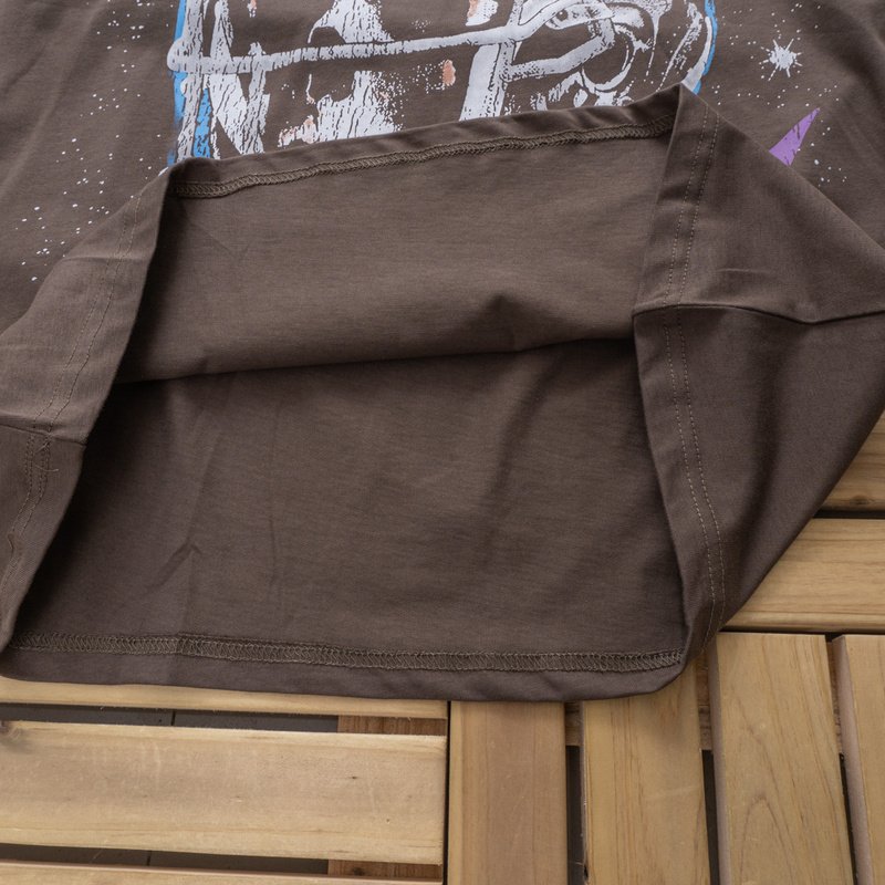 Футболка Hellstar Skull In Helmet "Brown" фото № 5