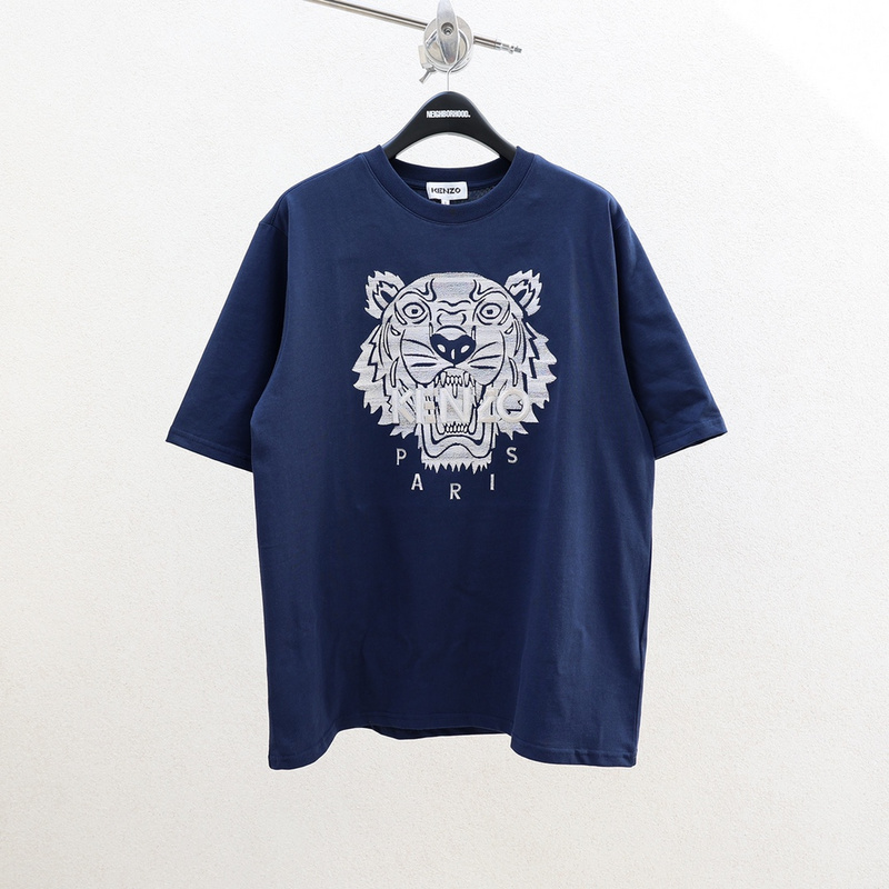 Футболка Kenzo Large Print "Blue" фото № 2