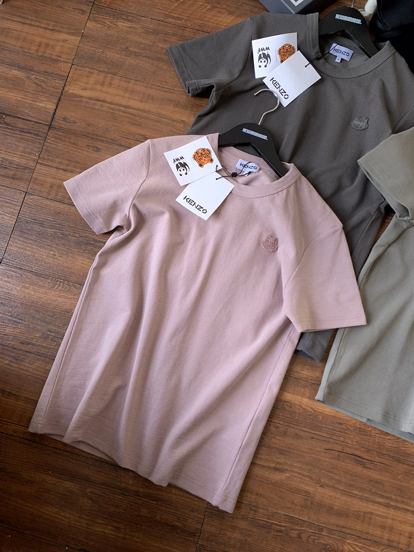 Футболка Kenzo Little Tiger Emblem "Pink" фото № 5