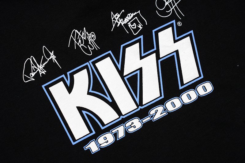 Футболка Kiss With Autographs "Black" фото № 3