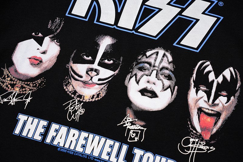 Футболка Kiss With Autographs "Black" фото № 9