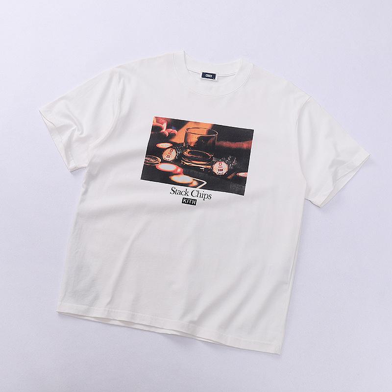 Футболка Kith Stack Chips "White" фото № 2