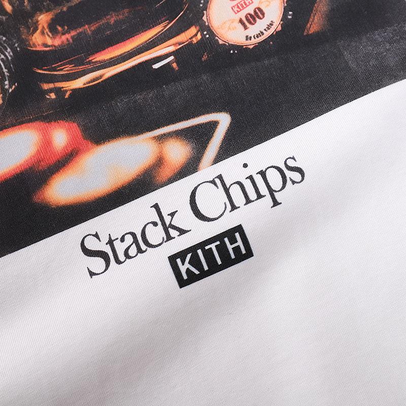 Футболка Kith Stack Chips "White" фото № 7