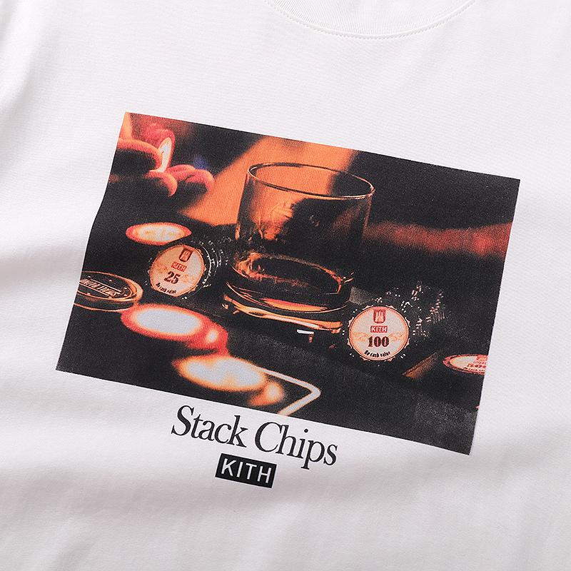 Футболка Kith Stack Chips "White" фото № 4