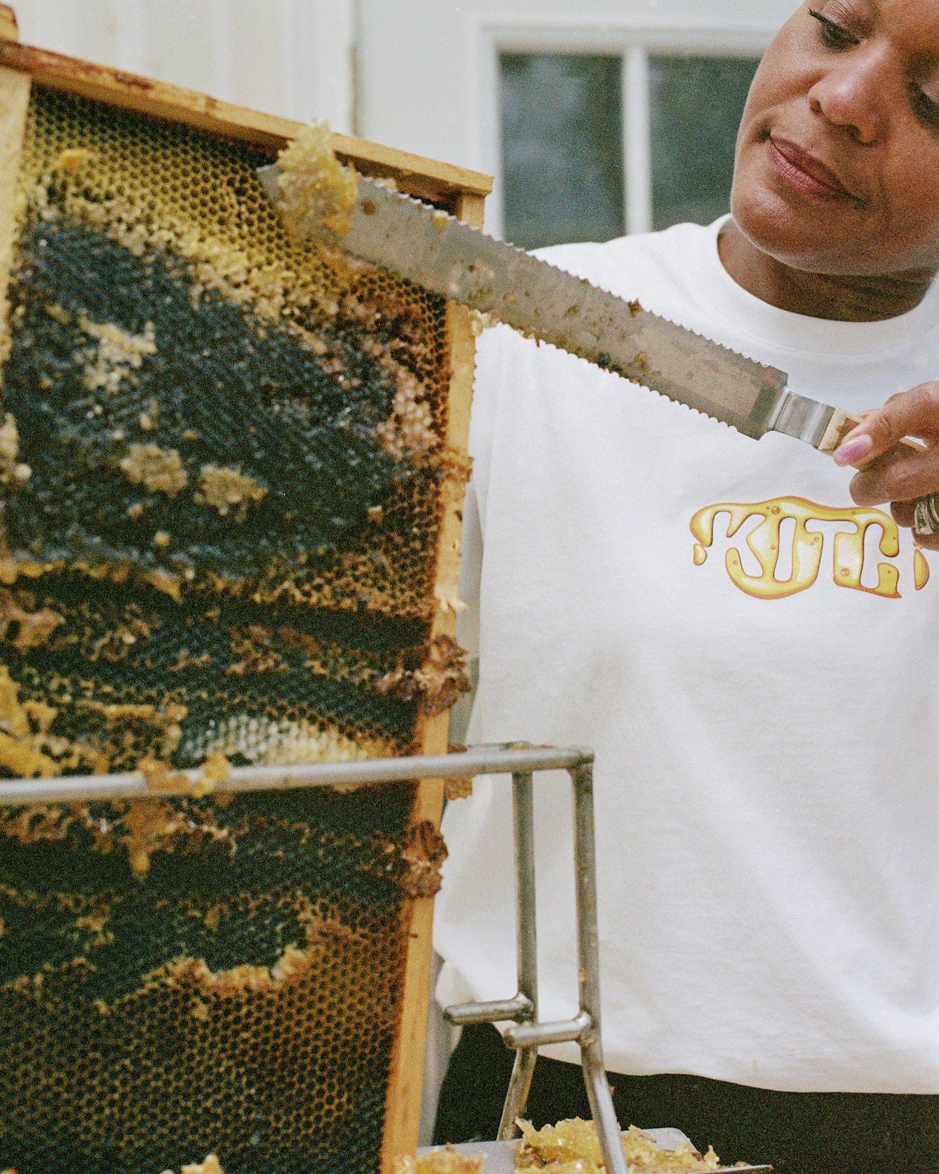 Футболка Kith Flame Logo "White" фото № 5