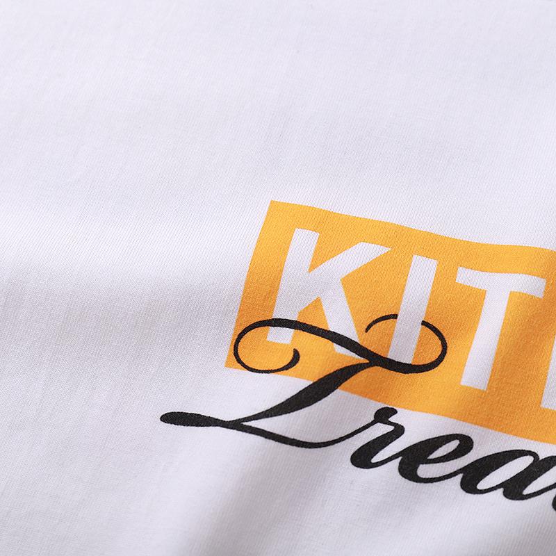Футболка Kith Logo Treats Orange "White" фото № 6