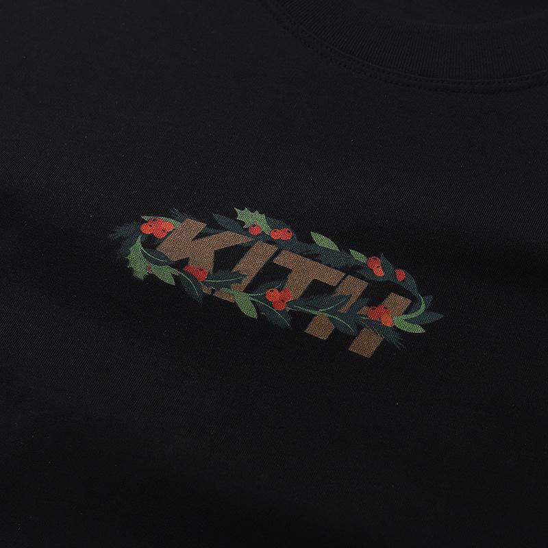 Футболка Kith Leaf "Black" фото № 7