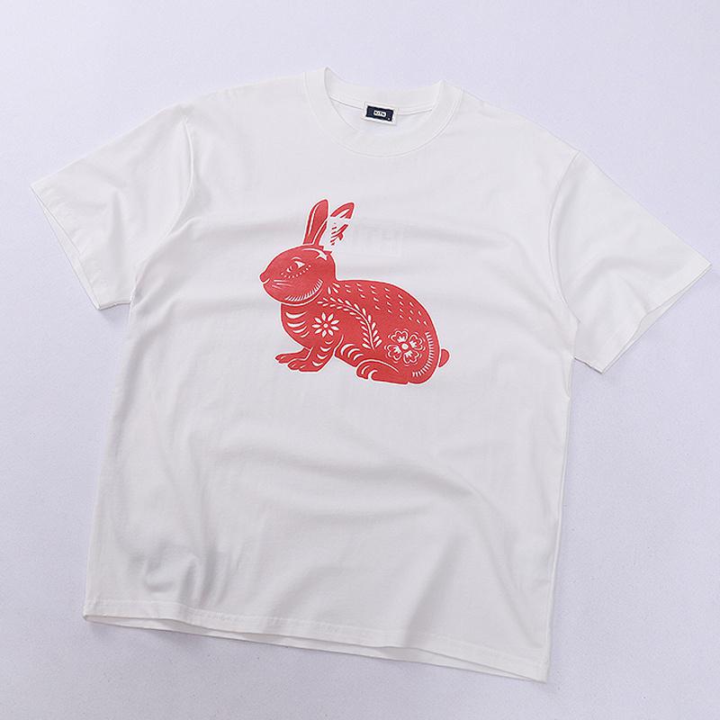 Футболка Kith Rabbit Year "White" фото № 2