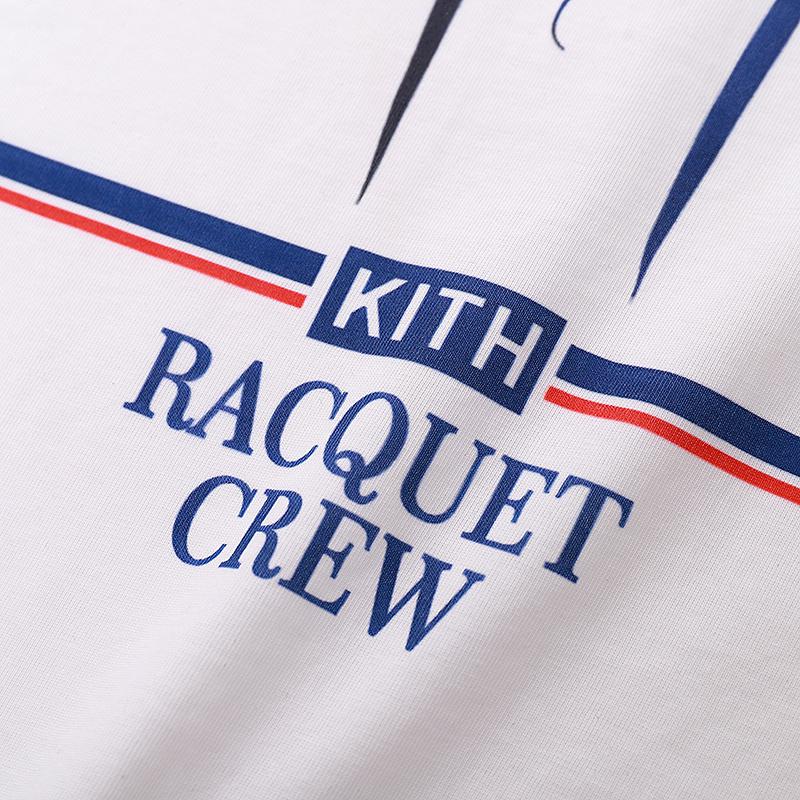 Футболка Kith Racquet Crew "White" фото № 5