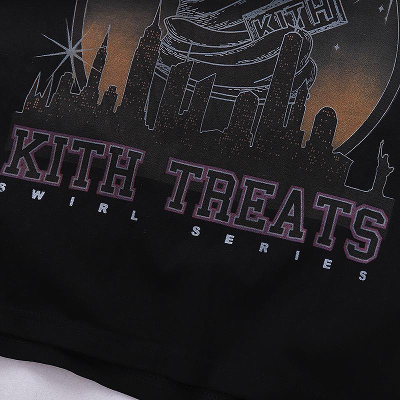 Футболка Kith Knicks American Swirl "Black" фото № 5
