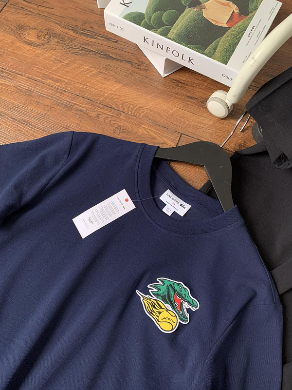 Футболка Lacoste Logo Ball "Blue" фото № 2