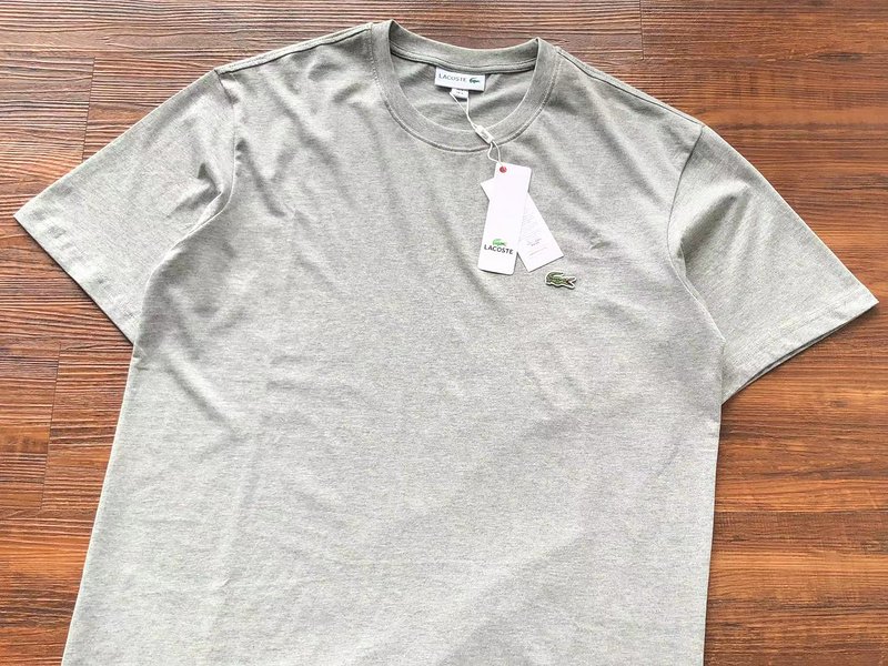 Футболка Lacoste Embroidered Small Front Logo "Gray" фото № 2