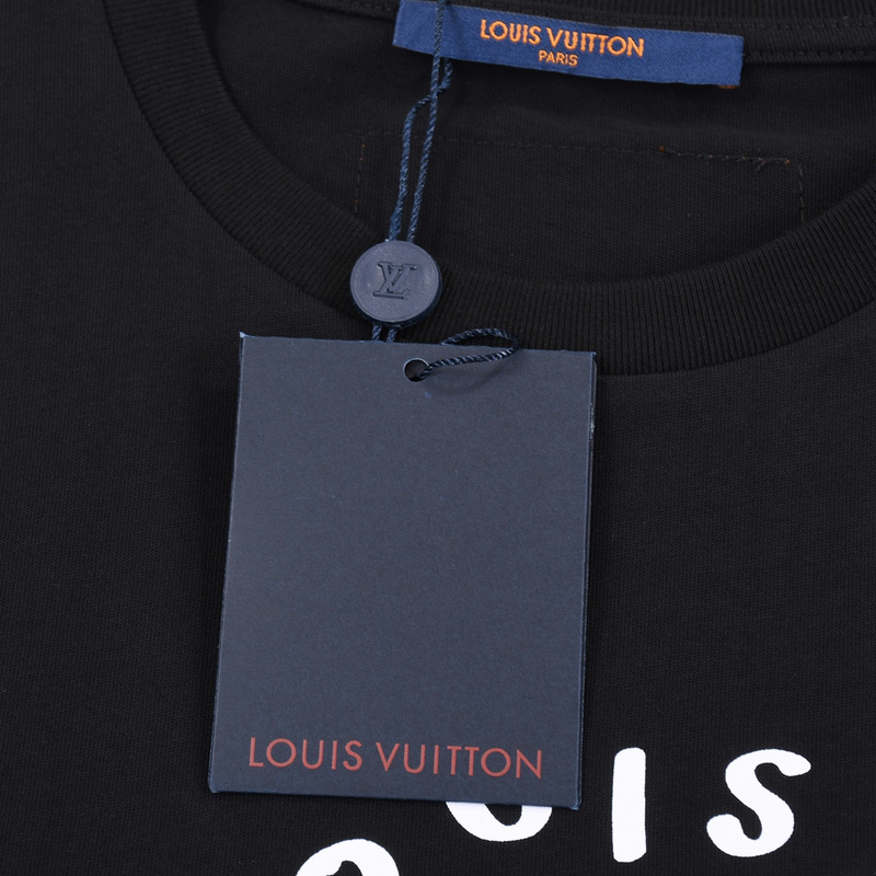 Футболка Louis Vuitton Brick Logo "Black" фото № 5