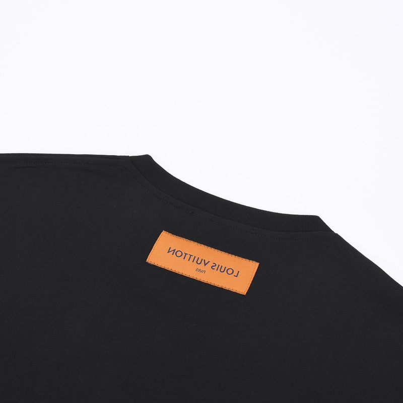Футболка Louis Vuitton Brick Logo "Black" фото № 6