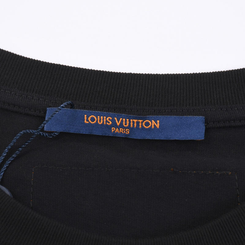Футболка Louis Vuitton Brick Logo "Black" фото № 7