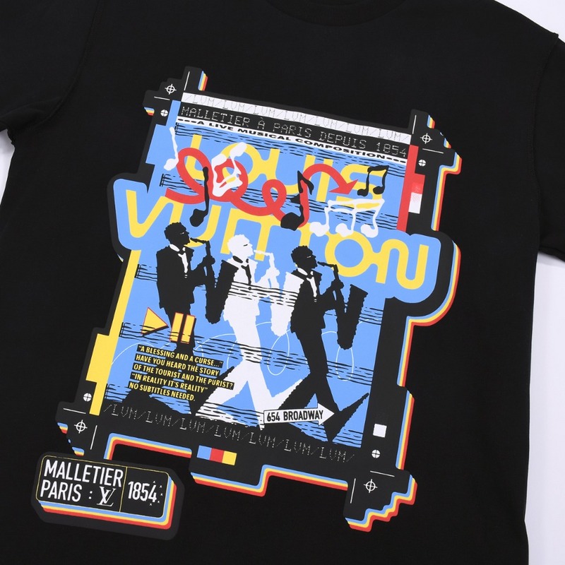 Футболка Louis Vuitton Concert Of Saxophonists "Black" фото № 4