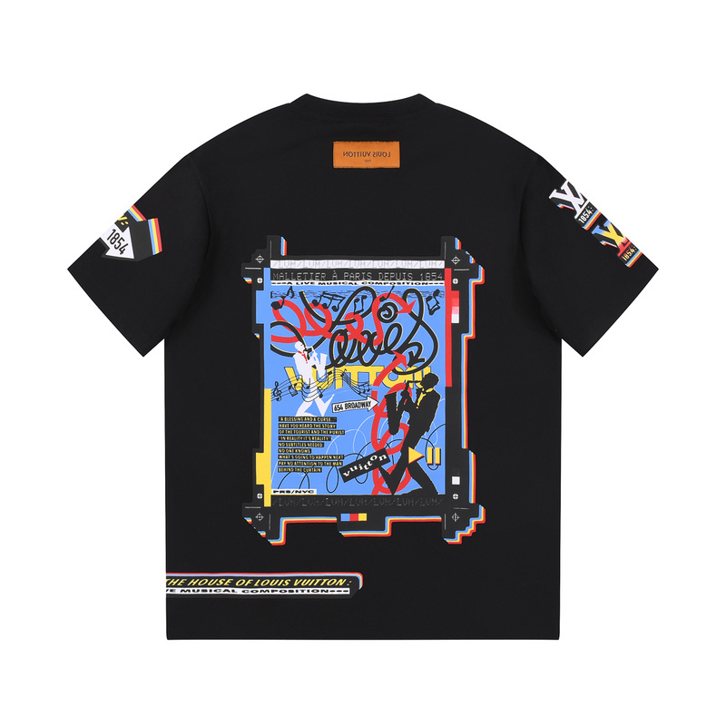 Футболка Louis Vuitton Concert Of Saxophonists "Black" фото № 8
