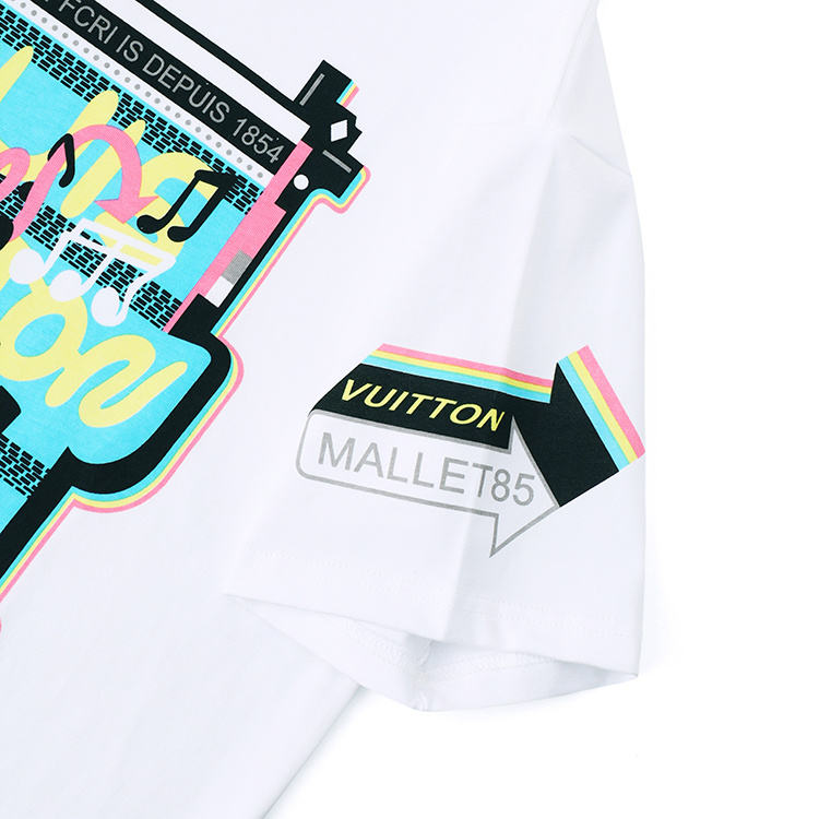 Футболка Louis Vuitton With Color Print "White" фото № 7