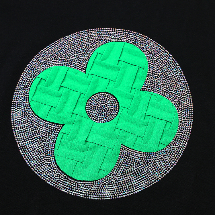 Футболка Louis Vuitton Clover "Black" фото № 6