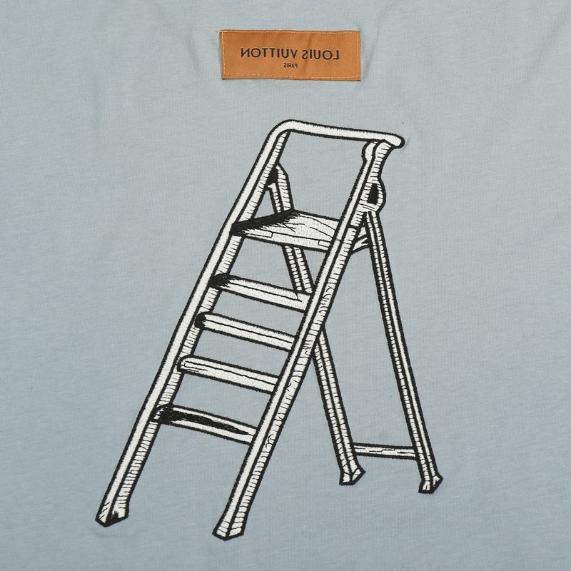 Футболка Louis Vuitton Repair "Blue/Gray" фото № 7