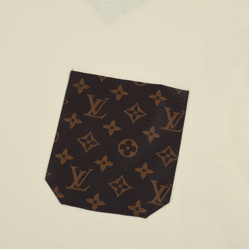 Футболка Louis Vuitton With Designer Pocket "Cream" фото № 6