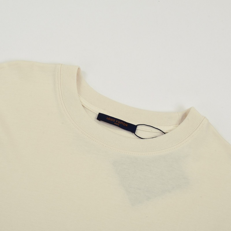 Футболка Louis Vuitton With Designer Pocket "Cream" фото № 7