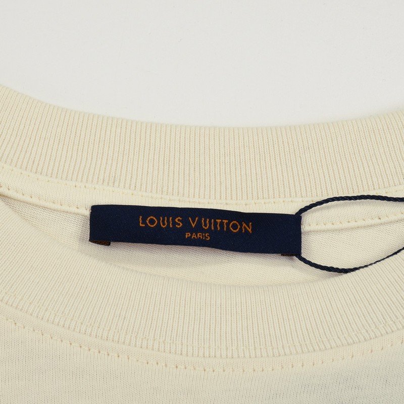 Футболка Louis Vuitton With Designer Pocket "Cream" фото № 8
