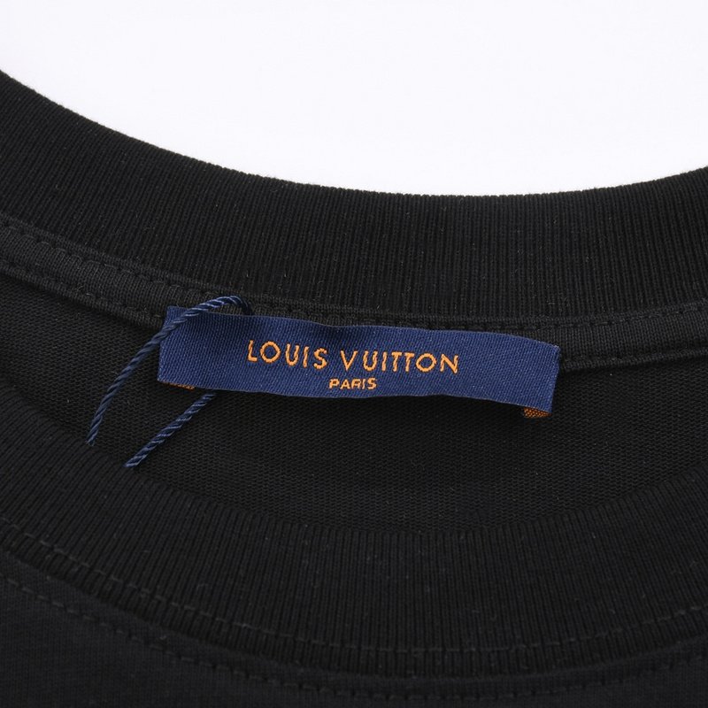 Футболка Louis Vuitton Capital Letters "Black" фото № 4