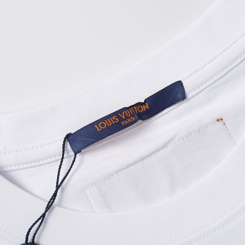 Футболка Louis Vuitton With Colored Pumpkin Print "White" фото № 4