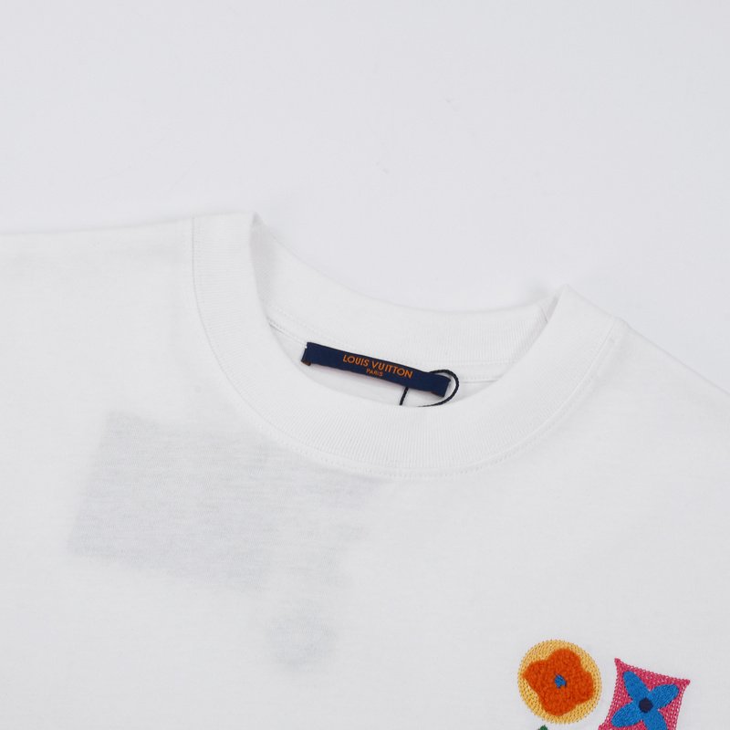 Футболка Louis Vuitton With Four Emblems "White" фото № 6