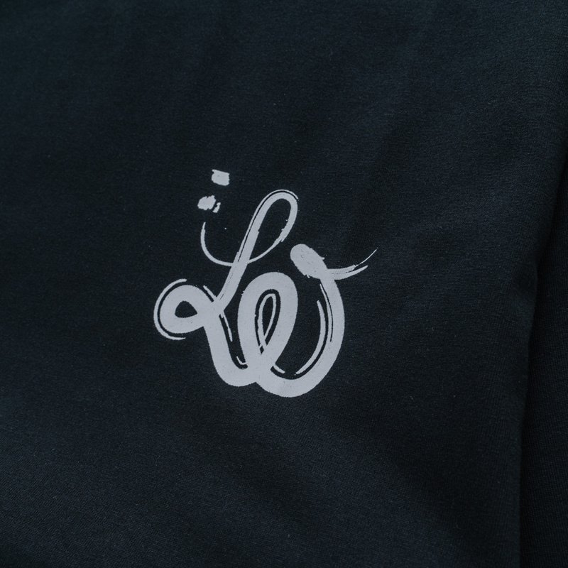 Футболка Louis Vuitton With Curly Logo "Black" фото № 4