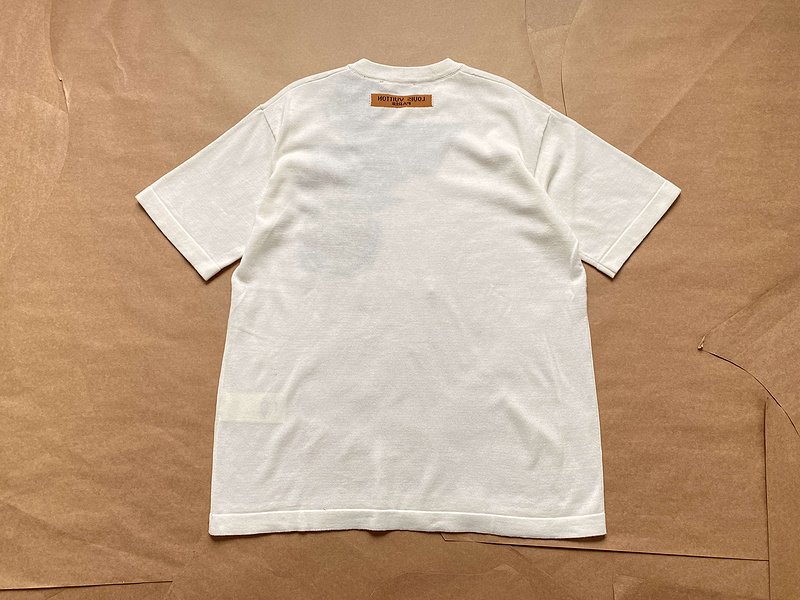 Футболка Louis Vuitton Green Paper Airplane "White" фото № 6