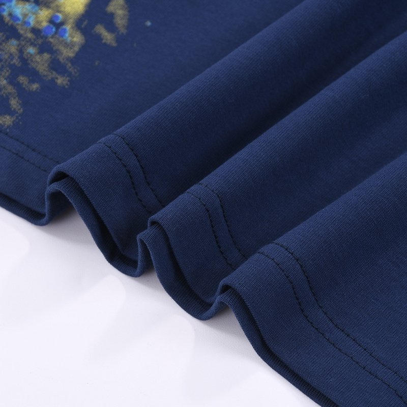 Футболка Louis Vuitton Rain Of Logos "Blue" фото № 3