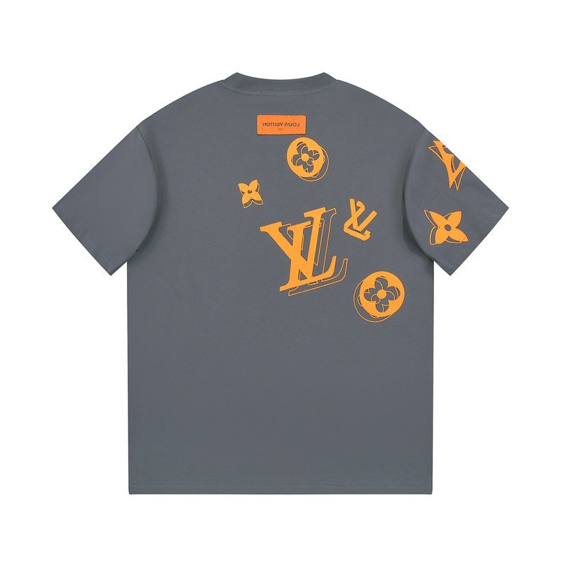 Футболка Louis Vuitton With Hanging People On The Logo "Gray" фото № 2