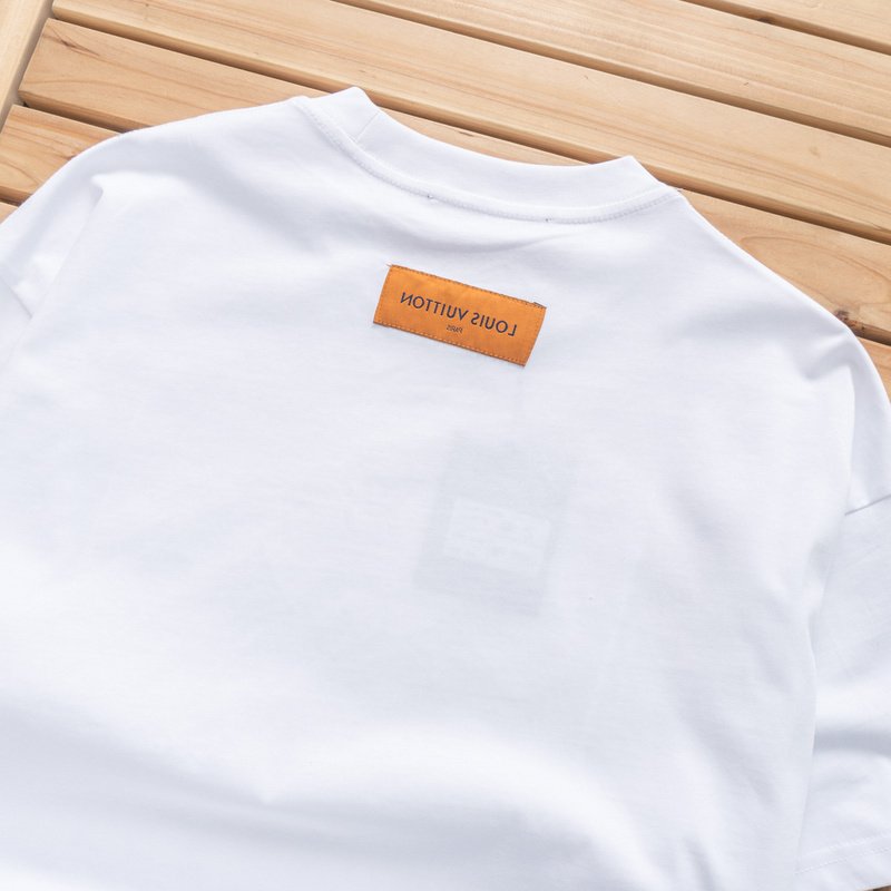 Футболка Louis Vuitton Front Logo And Symbols "White" фото № 7