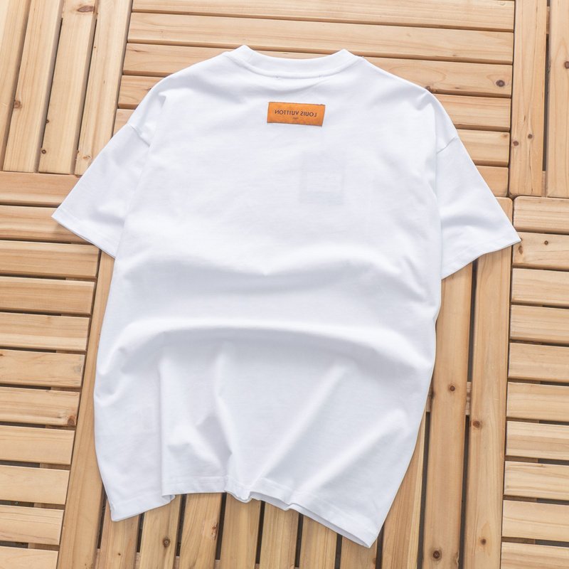 Футболка Louis Vuitton Front Logo And Symbols "White" фото № 2