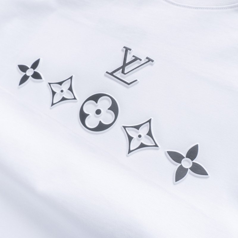 Футболка Louis Vuitton Front Logo And Symbols "White" фото № 3