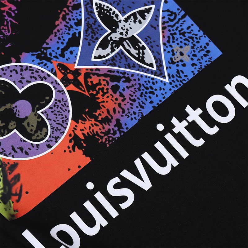 Футболка Louis Vuitton Logo Symbols In Square "Black" фото № 3