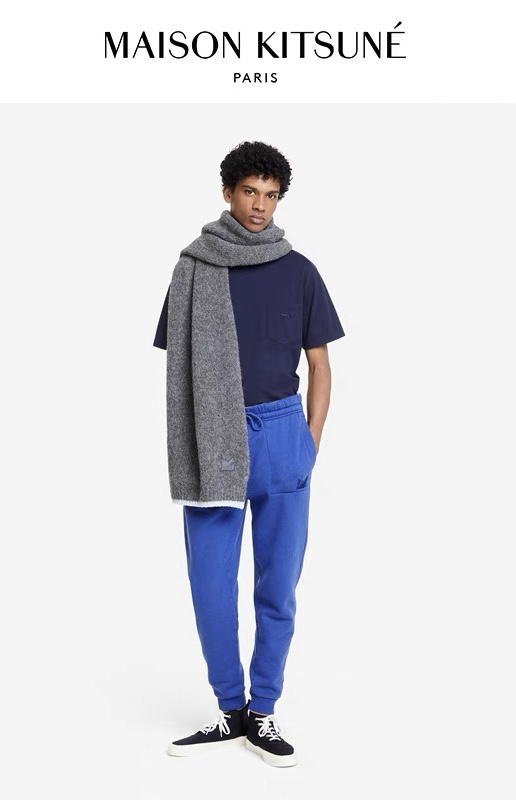 Футболка Maison Kitsune Basic "Blue" фото № 3